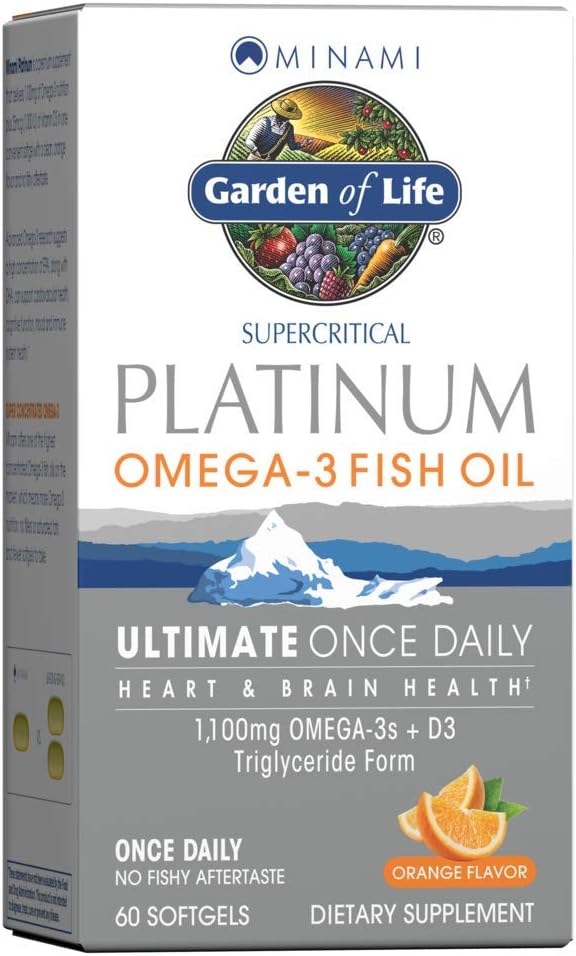 Garden of Life Fish Oil Supplements, 60 Count