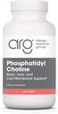 Allergy Research Group Phosphatidyl Choline Supplement - Lecithine Capsules, Enzymes digestifs pour foie, Soutien de la digestion des graisses, Suppléments de choline pour foie gras, 1540mg Softgels - 100 Compte