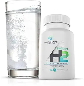 Comprimés d'hydrogène moléculaire à mousse essentielle H2 pour le supplément nutritionnel de l'eau (non aromatisé, 60 portions)