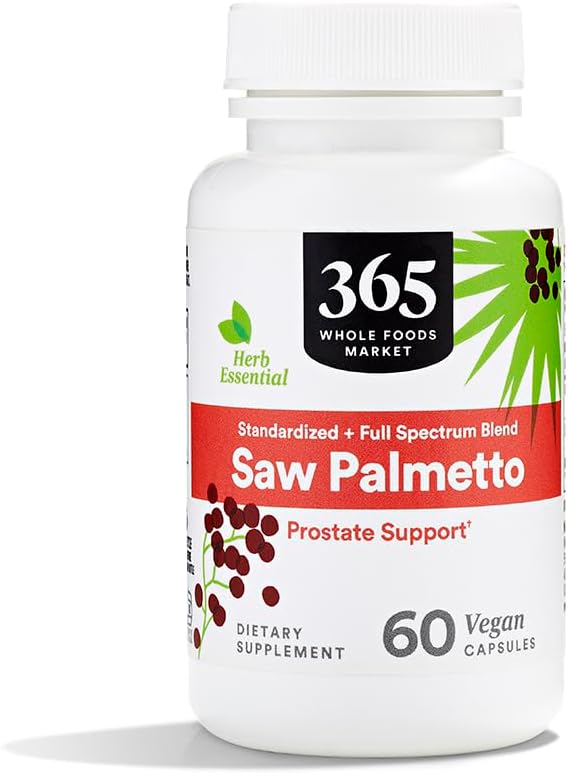 365 par Marché des aliments entiers, Saw Palmetto, 60 comtes