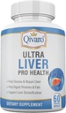 Ultra foie Pro Santé - Supplément de soutien de la santé du foie avec graines de chardon de lait, extrait d'artichaut et extrait de feuille de dandelion - antioxydant et detox - 60 capsules végétales