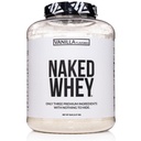NAKED Vanilla Whey Protéine en poudre - Toute la poudre naturelle de protéines de lactosérum, vanille, sucre de coco biologique, en vrac de 5Lb, sans OGM, sans soja, sans gluten - 61 portions
