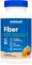 Capsules de fibre Nutricost avec supplément de fibre prébiotique 150 Capsules - Supplément certifié CCOF, fabriqué avec du psyllium organique Husk & Organic Jerusalem Artichaut, sans gluten, 3 G par portion