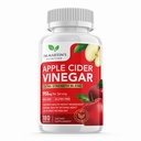 Pure 1950mg Supplément de vinaigre de cidre de pomme de cidre de 180 capsules sans saveur acide de pilules pour le métabolisme sain, le bluffage et l'énergie de détox et le soutien de la digestion de l'huile d'olive non-OGM, sans gluten 100% naturel et brut
