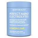 BodyHealth PerfectAmino Poudre d'électrolyte Pas de sucre, Hydratation à jeun Keto Zero Sucre Electrolytes Boisson Mélange avec Trace Minerals - Citron Lime - 30 portions