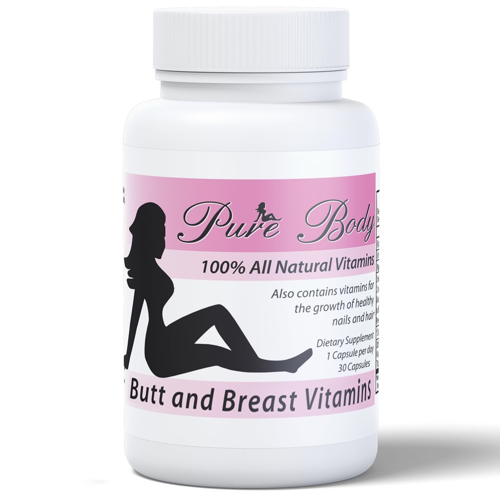 #1 Vitamines Enhancer et Enhancer du sein – Pilules de croissance et d'amélioration du sein pour la taille mince, gros seins et gros seins – Vitamines All-in-1 BBL pour la croissance rapide du sein