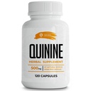 SIRUNES Capsules de quinine de soulagement des crampes – Supplément naturel à l'écorce de Cinchona pour la défense des crampes et la santé digestive – 1000mg de pilules de quinine, 120 comprimés, non-OGM, sans gluten