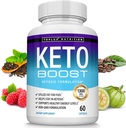 Keto Boost Diet Pills Ketosis Supplement - Formule naturelle de Keto support énergie et focus, Cétones avancés pour le régime kétogénique, Keto Diet Pills, pour les hommes femmes