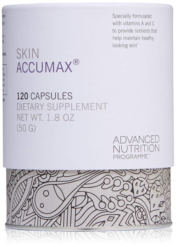 jane iredale Skin Accumax Complément nutritionnel Capsules améliorer l'acné et promouvoir une peau saine contient de la vitamine A, C et E végétalien et sans gluten