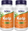 Suppléments, Kelp 150 mcg d'iode naturelle, Comprimé plus facile à avaler, Super vert, 200 comprimés (paquet de 2)