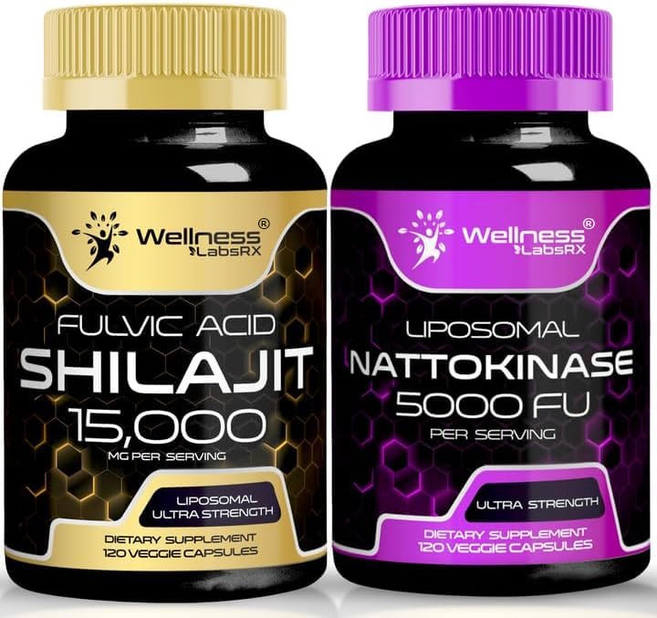Nattokinase Supplement Capsules - 5000 FU - Enzymes de l'extrait de natto japonais pur