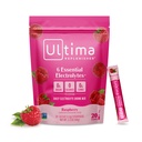 Ultima Replenisher Daily Electrolyte Powder Drink Mix – Sugar Free – Raspberry, 20 Stickpacks – Hydration Packets with 6 Key Electrolytes and Trace Minerals – Keto Friendly, Vegan, Non-GMO