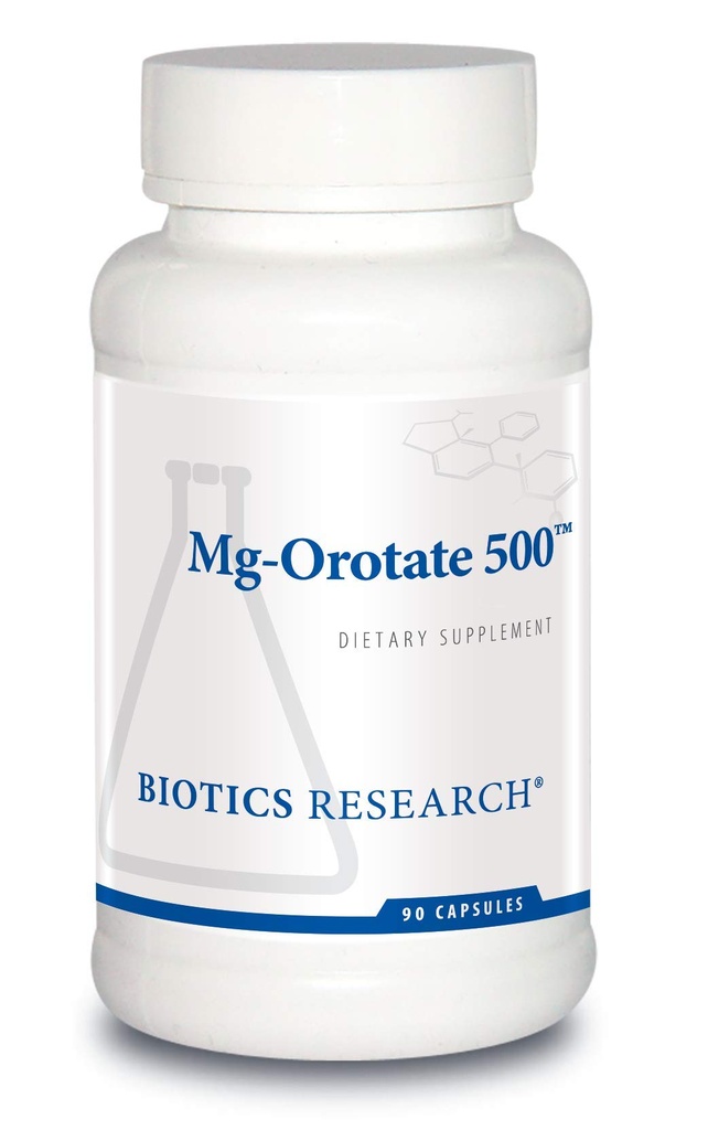 Biotics Research Mg Orotate 500mg™ Magnesium Orotate - 2 Capsules per Serving (1000mg) - Cardiovascular Support Heart Health, Overall Relaxation, Improves Sleep and Muscle Relaxation - 90 Caps