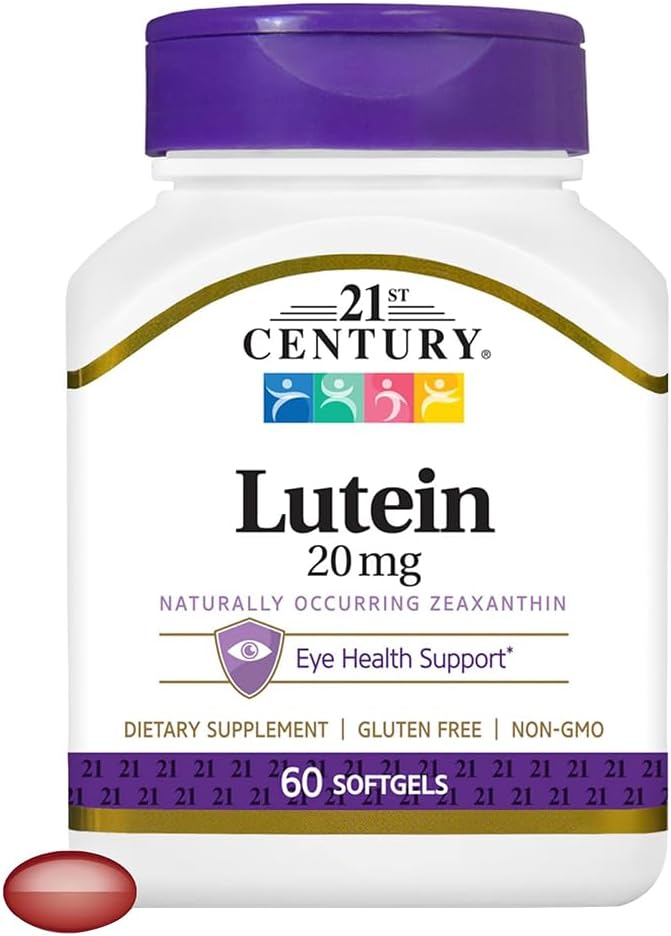 Lutéine du 21ème siècle, 20 mg, 60 Softgels
