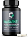 Mega Kannect Capsules avec 5% de Kanna Alcaloïde.Élévation de l'humeur, augmente les niveaux d'énergie, améliore la clarté mentale.Sceletium Tortuosum Suppléments quotidiens pour les hommes et les femmes (30 comte)