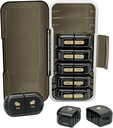 Organisateur de pilules hebdomadaires 2 fois par jour, Humidité-Proof, Compartiments amovibles, AM PM Pill Box 2X 7 Jour, Organisateur de pilules de voyage pour les pilules/huile de poisson/médication/vitamine/Supplements (Noir)