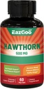 Hawthorn Berry Capsules-Antioxydant, supplément de soutien de la circulation-Hawthorne- 60 capsules Vegan, non-OGM