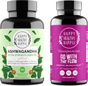 Happy Healthy Hippie Aller avec le bouquet de flux (2pk) - Aller avec le flux et Ashwagandha