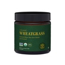 Global Healing Wheat Grass Powder Organic 180g - Nutrient-Dense, cru Wheatgrass Juice Powder (extrait 33:1) avec des antioxydants forts pour le soutien immunitaire et l'énergie Boost - Cold-Process, Non-OGM - 6.3 Oz