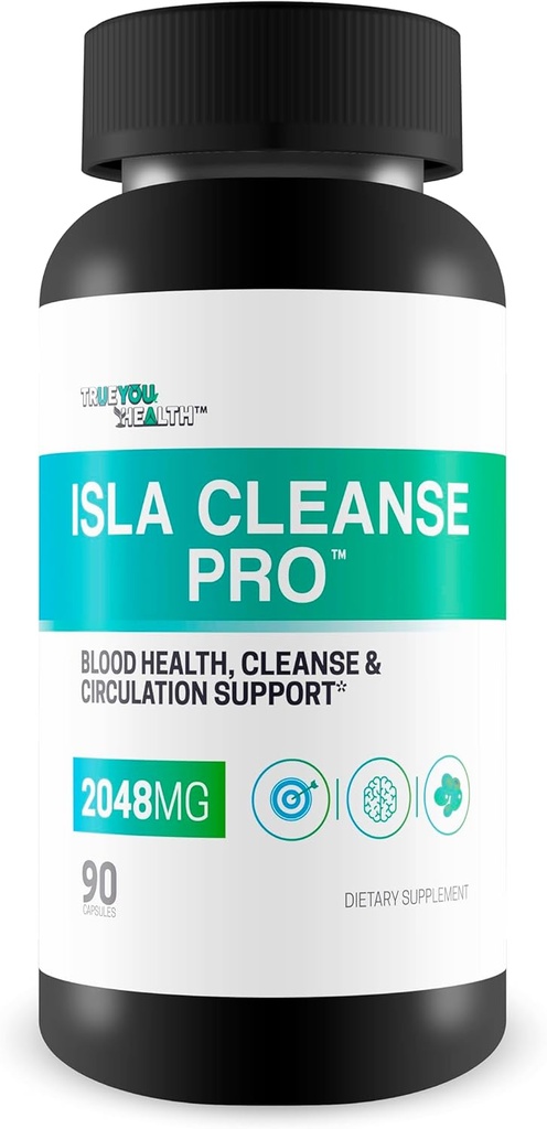 Isla Cleanse Pro - Notre meilleur supplément de désintoxication complète pour la santé de la veine et de l'artère - Blood Cleanse Detox - Island Cleanse Heart Healthy Solution - Arteries Cleanse Body Detox Cleanse Tea Caps