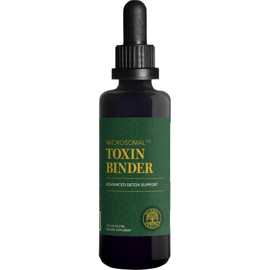 Global Healing Center - Binder à toxines microsomiques - Soutien détox - 2 Fl Oz