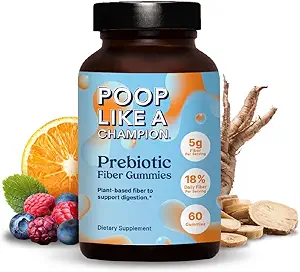 Porc comme un champion Probiotique Gummies pour les enfants – USDA biologique, végétalien, non-OGM, doux soutien de santé digestif, 60 Gummies