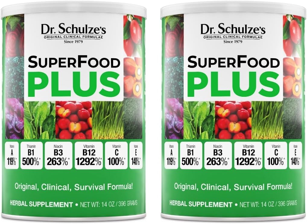 Superfood Plus de Dr. Schulze Vitamine et concentré minéral à base de plantes.