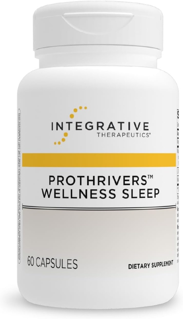 Integrative Therapeutics ProThrivers Wellness Sleep - Sleep Support Supplement for Adults* - Support with Melatonin & Magnesium - Vegan, Gluten-Free & Dairy-Free - 60 Capsules (60 Servings)