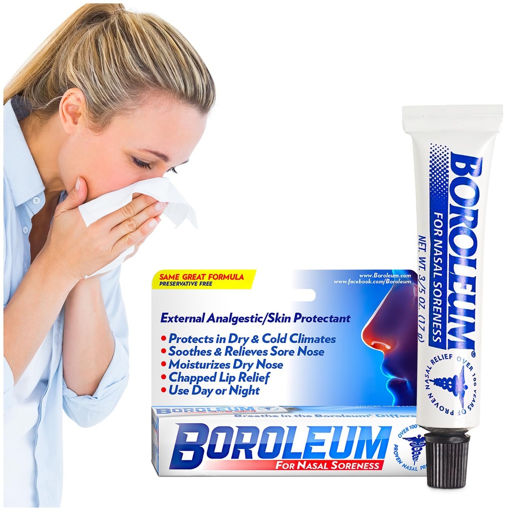 Boroléum pour la douleur nasale, 17 Grams, 3/5 Ounce Tube