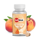 SaltStick Electrolyte FastChews - 60 Peach Chewable Electrolyte Comprimés - Salt Tablets pour les coureurs, Sports Nutrition, Electrolyte Chews pour l'hydratation