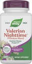 Nature's Way Valérian Nighttime, aide au sommeil à base de plantes*, 320 mg par portion d'extrait de valérian, sans gluten, 100 comprimés