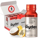 Ryde: Energize shots Tropical Saveur de thé vert Caféine, Taurine, Extrait de ginseng et vitamines B.