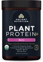 Poudre de protéines à base de plantes de nutrition ancienne, Protéines végétales+, Berry, supplément végétalien biologique, 15g de protéines par service, idéal pour les shakes de protéines, sans gluten, Paléo Friendly 12 portions