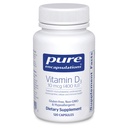 Encapsulations pures Vitamine D3 10 mcg (400 UI)