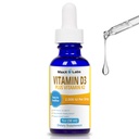 Vitamine D3 K2 gouttes liquides - Vitamine liquide D3 2000 UI Par goutte avec des suppléments K2 pour les adultes et les enfants - VIT D pour la santé des os, du coeur et de l'immunité - Vitamine D K2 MK7 Dropper 1 Oz