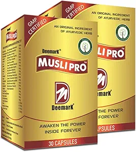 Deemark Musli Pro 60 Capsules pour la force, l'endurance et la puissance