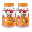 Vitamine vivante D3 + Vitamine K2 Enfants + Vitamine D Enfants, Gommies - Grande dégustation, supplément de vitamine, sans gluten, sans OGM, gommy à croquer