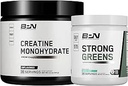 BARE PERFORMANCE NUTRITION BPN Créatine Monohydraté et vert fort Bundle