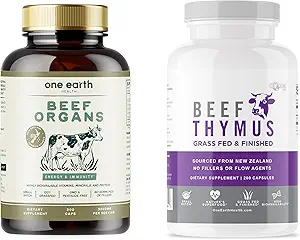 Une seule économie pour la santé de la Terre ! - Organes de boeuf et Thymus. Bovins élevés à 100% en Nouvelle-Zélande.