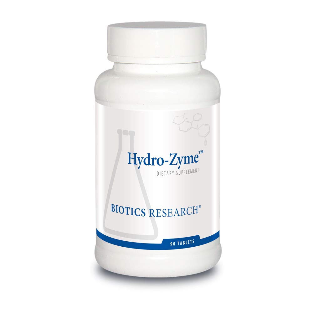 Recherche en biotechnologie Hydro-Zyme Soutien digestif, contient du chlorhydrate de bétaïne, soutient un pH gastrique sain 90 comprimés