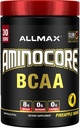 ALLMAX Nutrition AMINOCORE BCAA Poudre, 8.18 Grams d'acides aminés, boisson de récupération intra et post-entraînement, sans gluten, mangue aux ananas, 315 g