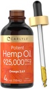 Carlyle Huile de graines de chanvre 925 000 mcg.