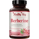 Supplément Berberine haute résistance 500mg - Une fois par jour Potent Berberine 500mg Antioxydant Quercetin Supplément pour le vieillissement cardiaque et le soutien de la vitalité - Vegan Friendly & Made in the USA (180 portions)