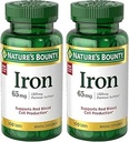 Fer 65 mg (325 mg de sulfate ferreux), 2 bouteilles (100 Nombre)