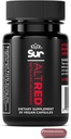 AltRed Sur Beet Root Capsules pour la récupération musculaire et la nutrition sportive - 25% Betalain Extract Pre Workout & Nitric Oxide Supplément pour athlètes d'endurance - NSF certifié pour le sport