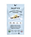 NUFYX® • Poudre Heavenly Protein® • Le monde est le plus fin des pois 100% bio américains cultivés • végétalien • sans gluten • faible teneur en glucides (Vanille crémeuse, paquet)
