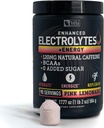Pre-Workout Electrolyte + Energy Powder Drink Mix (90 Servings | Pink Lemonade) w/ 0 Sugar +BCAAs +B-Vitamins Electrolyte Supplement w Potassium Zinc & Magnesium for Hydration - Keto Electrolytes