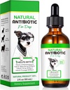 Antibiotiques pour chiens, Antibiotiques naturels pour chiens, compléments de plantes multivitamines pour chiens 60ml