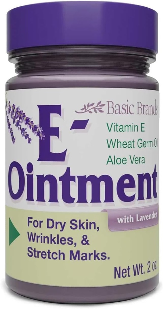 Marques de base Vitamine E Onguent Lavande 2 oz