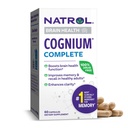 Natrol Cognium Complet, Supplément diététique pour la santé du cerveau, Suppléments pour la santé du cerveau pour adultes, 60 capsules, 30 jours d'approvisionnement